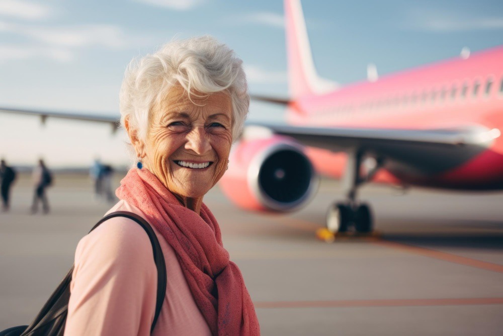 Prendre l'avion après 60 ans