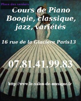 cours de piano tous âges tous niveaux à Paris