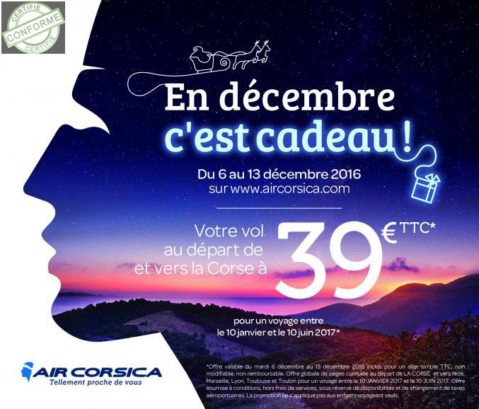 VENTE FLASH DU 6 AU 13 DÉCEMBRE 2016 à Ajaccio