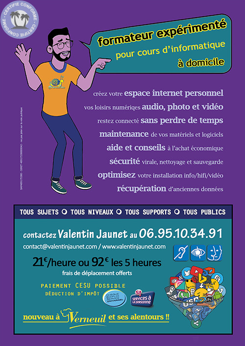 Service à la personne en informatique à domicile à Verneuil-sur-seine